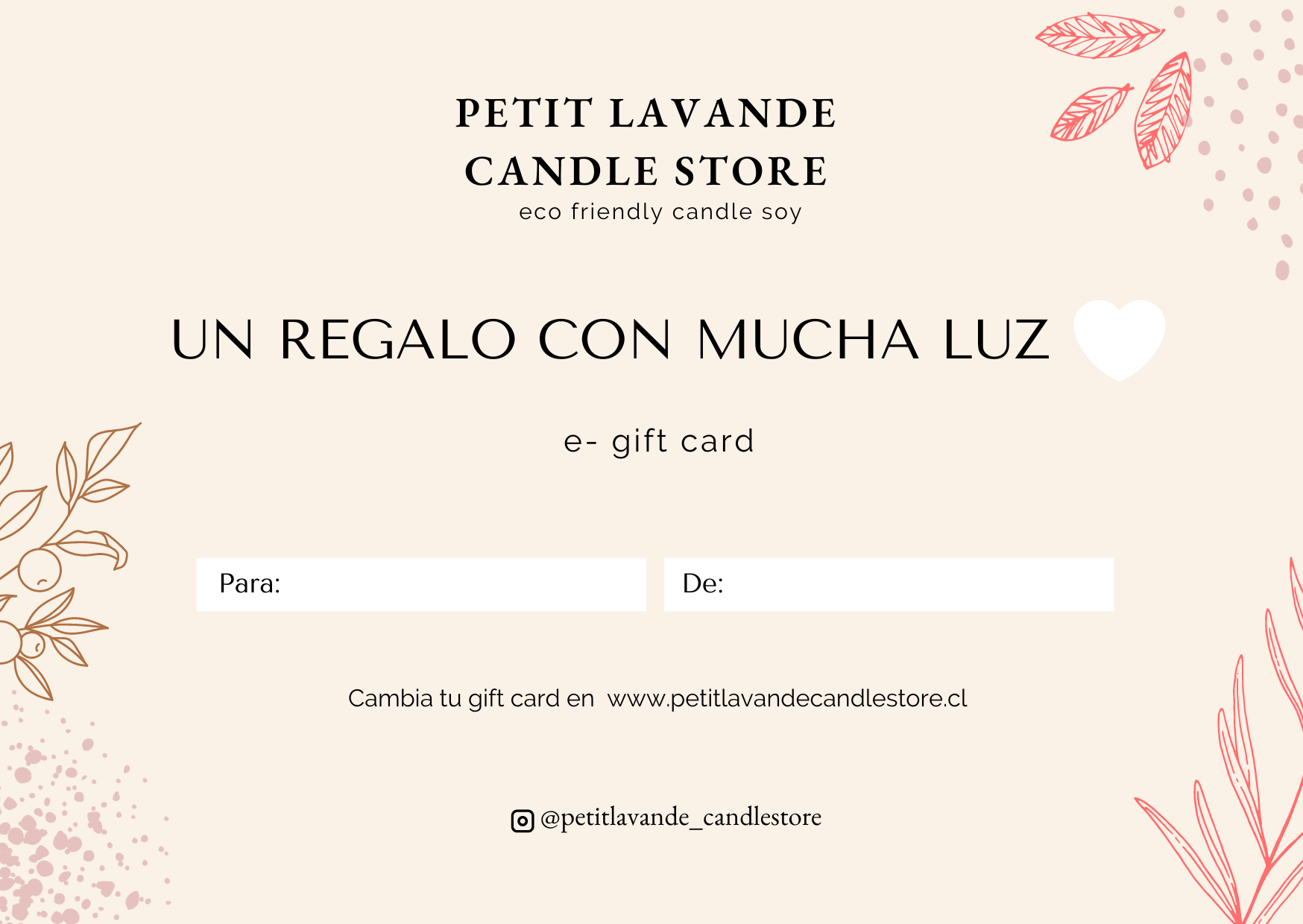 Tarjeta Regalo